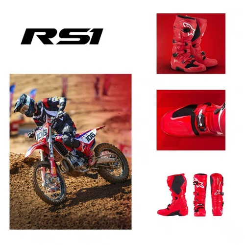Bota Off Road Alpinestars Tech 7 New Vermelha Red Original
