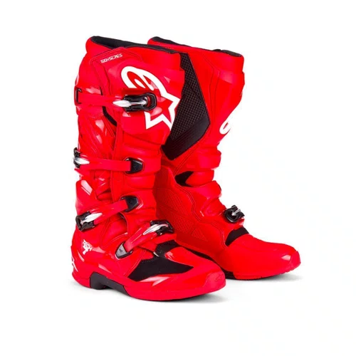 Bota Off Road Alpinestars Tech 7 New Vermelha Red Original