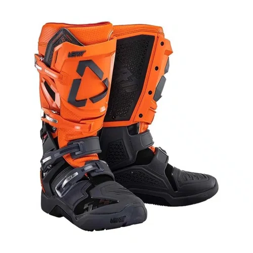 Bota Leatt 5.5 FlexLock Enduro Laranja Cinza