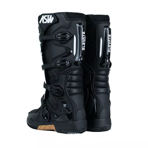 Bota Off Road Asw Elevate Enduro Preta Branca
