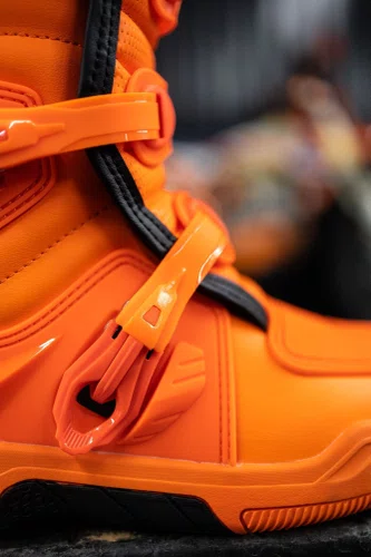 Bota Off Road Asw Elevate Laranja Fluo Cinza Premium Original