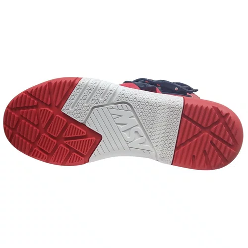 Bota Motocross ASW Image Enduro Vermelho Marinho Branco