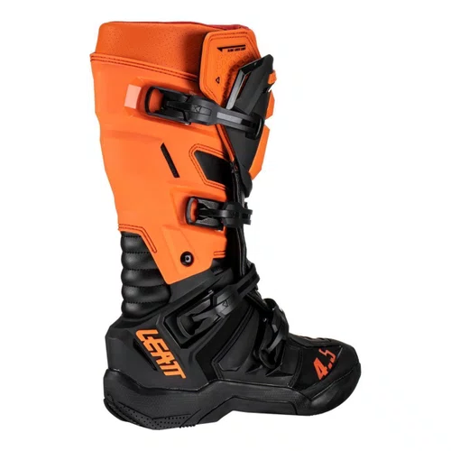 Bota Motocross Leatt 4.5 Laranja Preto