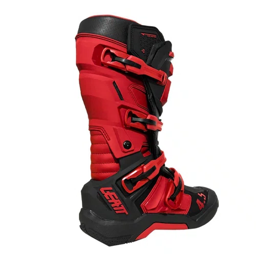 Bota Motocross Leatt 4.5 Vermelha Preta