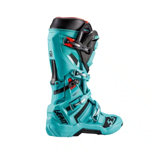 Bota Motocross Leatt 5.5 Flexlock Azul Turquesa