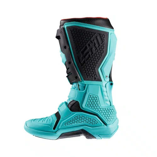 Bota Motocross Leatt 5.5 Flexlock Azul Turquesa
