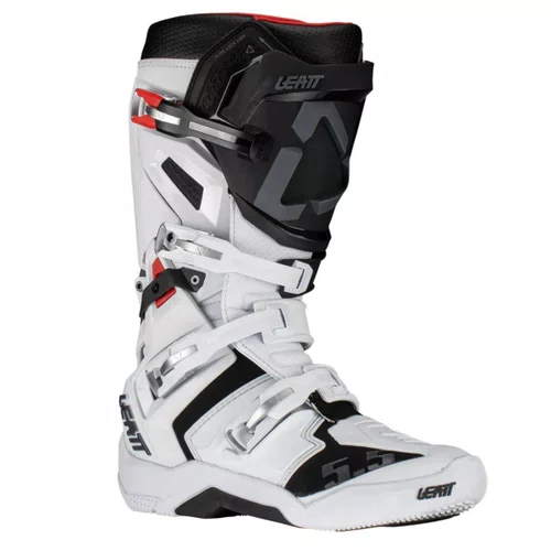 Bota Motocross Leatt 5.5 Flexlock Branca Preta