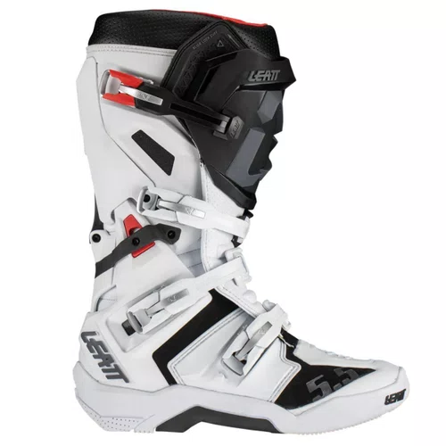 Bota Motocross Leatt 5.5 Flexlock Branca Preta