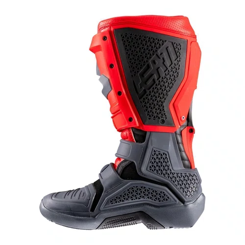 Bota Motocross Leatt 5.5 FlexLock Enduro Vermelha Cinza