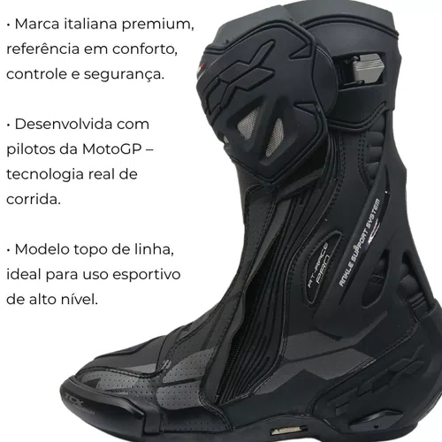Bota Tcx RT Race Pro Air Preta Racing