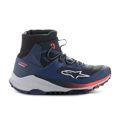 Bota Tenis Pilotagem Alpinestars Speedforce XR Azul Preta Vermelha Cinza