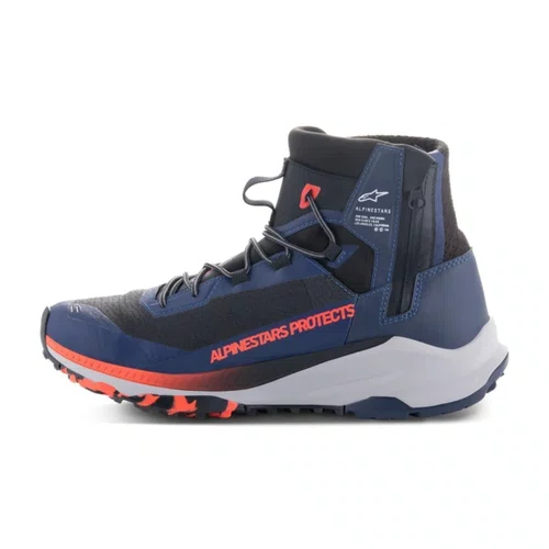 Bota Tenis Pilotagem Alpinestars Speedforce XR Azul Preta Vermelha Cinza