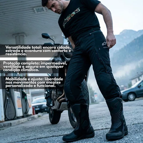 Calça Alpinestars Andes V4 Drystar Short Preta