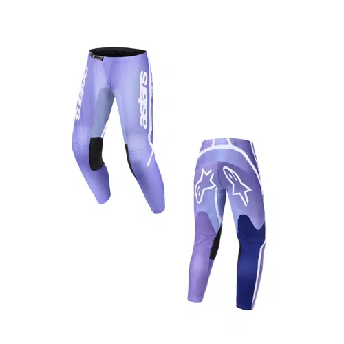 Calça Alpinestars Stella Fluid Apex Roxo Branco Off Road