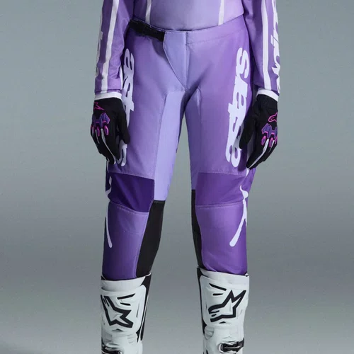 Calça Alpinestars Stella Fluid Apex Roxo Branco Off Road