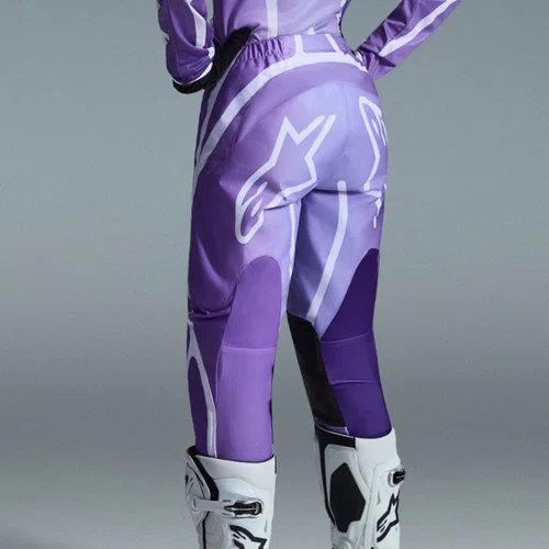 Calça Alpinestars Stella Fluid Apex Roxo Branco Off Road