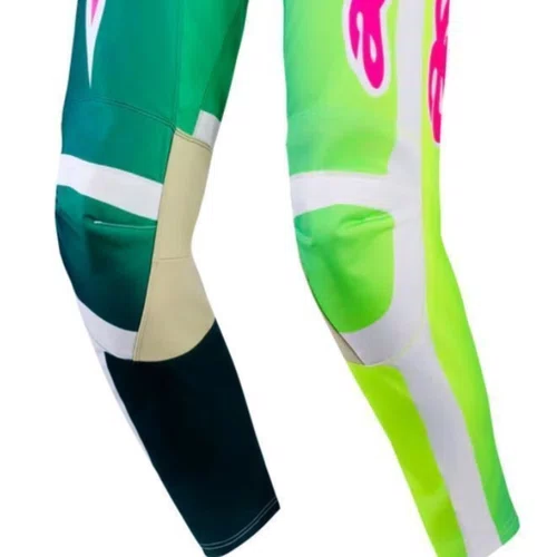 Calça Alpinestars Racer Air Portl Verde Branco Preto Off Road