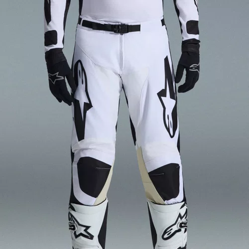 Calça Alpinestars Racer Riway Branco Preto Off Road Premium