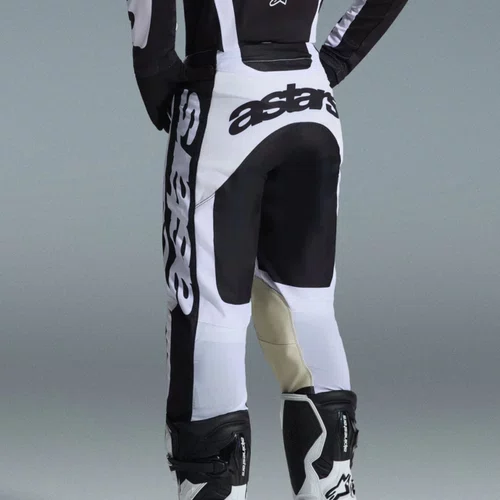 Calça Alpinestars Racer Riway Branco Preto Off Road Premium