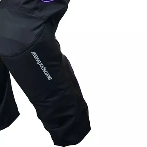 Calça ASW Image Relay Feminino Preto Roxo Amarelo Fluo Premium