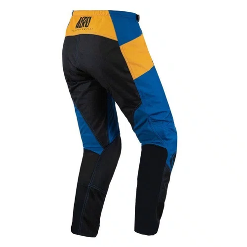 Calça Asw Image Split 24 Azul Amarelo Motocross Off-Road