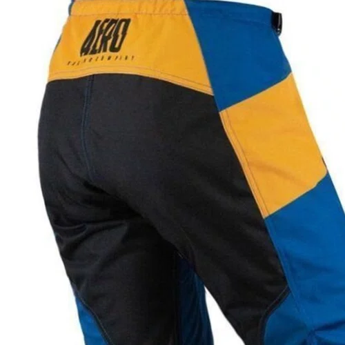 Calça Asw Image Split 24 Azul Amarelo Motocross Off-Road