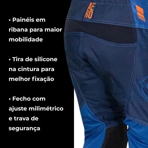 Calça ASW Vented Twister Azul