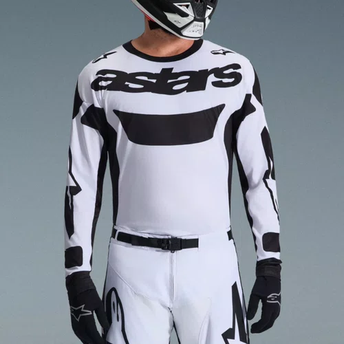 Camisa Alpinestars Racer Riway Branco Preto