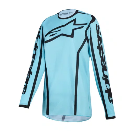 Camisa Alpinestars Stella Fluid Apex Verde Agua Preto