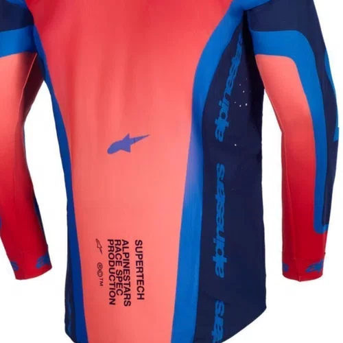 Camisa Alpinestars Supertech Vista Azul Marinho Vermelho