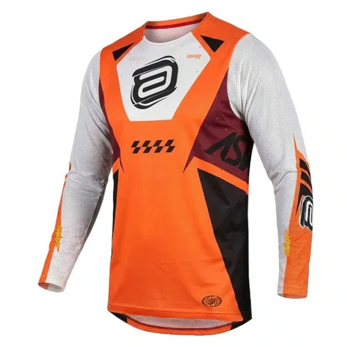 Camisa ASW Concept Chevron Laranja Branca Fluo Vinho