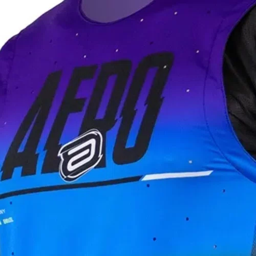 Camisa Asw Concept Future Preto Azul Roxo