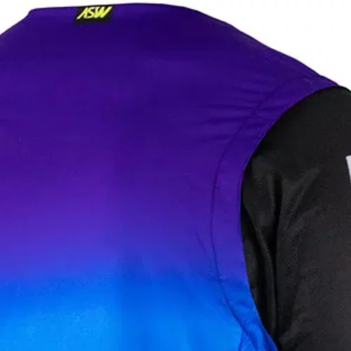 Camisa Asw Concept Future Preto Azul Roxo