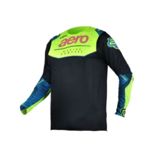 Camisa ASW Concept Genesis Preta Petróleo Amarelo Fluo