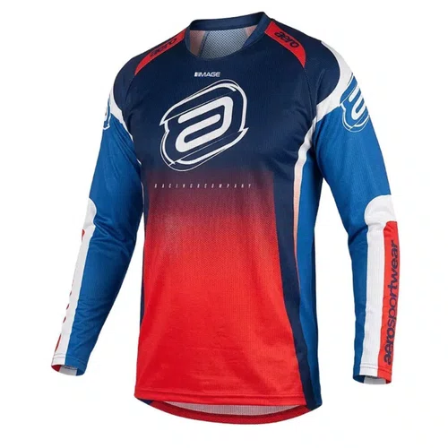 Camisa ASW  Image Cronos Vermelha Marinho Azul