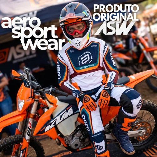 Camisa ASW  Image Cyber Branca Laranja Marinho