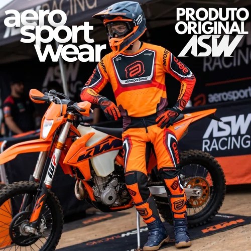 Camisa ASW  Image Cyber Laranja Preta Marrom