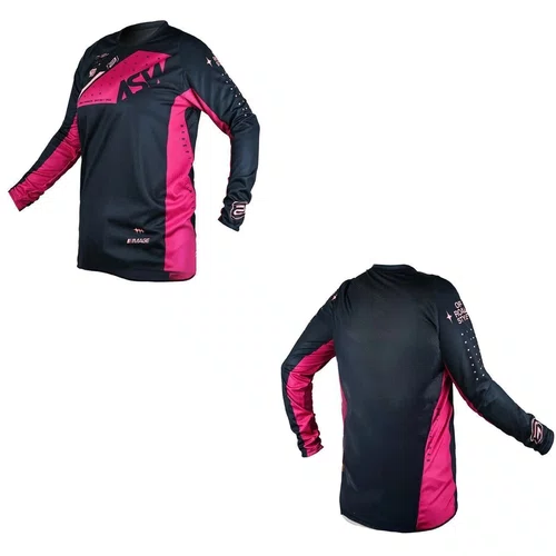 Camisa ASW  Image Karma Feminino Preto Vinho