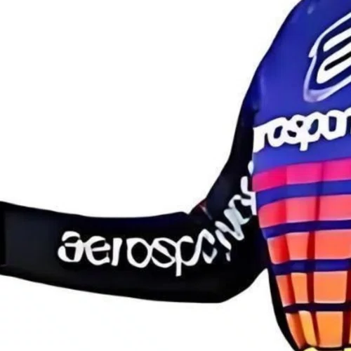 Camisa ASW Image Relay Feminino Preto Roxo Amarelo Fluo