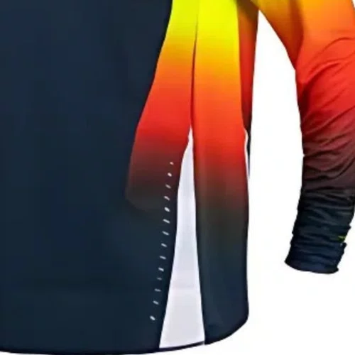 Camisa ASW Podium Nitro Azul Amarelo Fluo