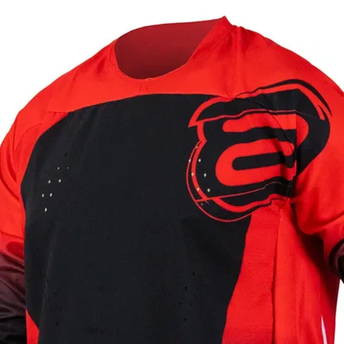 Camisa ASW Podium Nitro Preto Vermelho