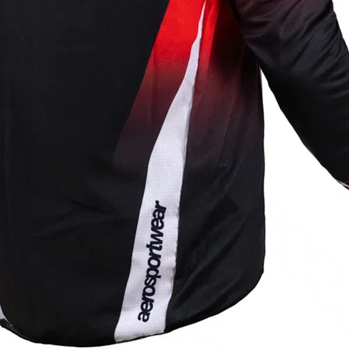 Camisa ASW Podium Nitro Preto Vermelho