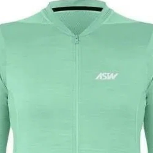 Camisa Bike Asw Essentials Feminina Verde Agua ML