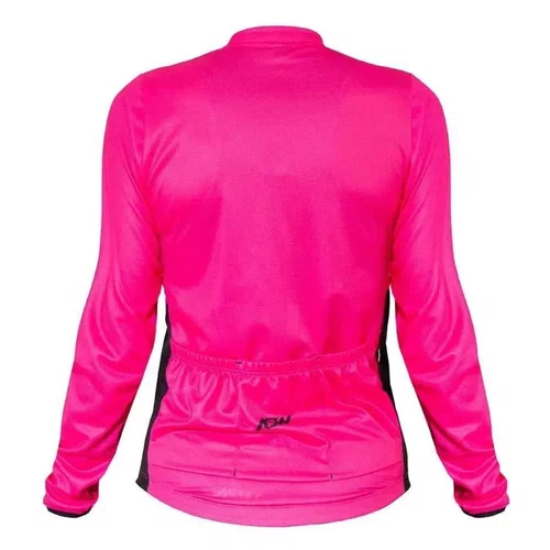 Camisa Bike Asw Versa Feminina ML Proud pink Original Premium