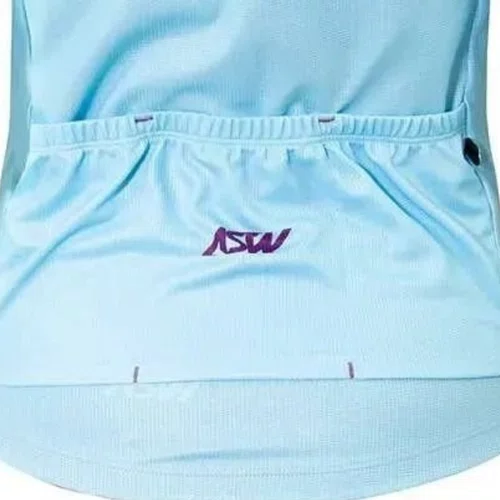 Camisa Bike Asw Versa Feminina ML Time Azul Original Premium