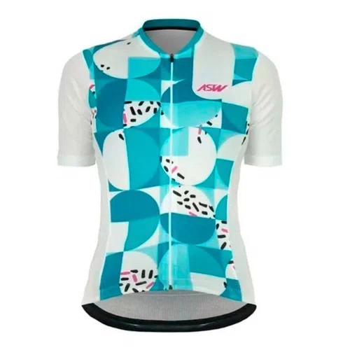 Camisa Bike Asw Versa Feminina Mosaic Branco