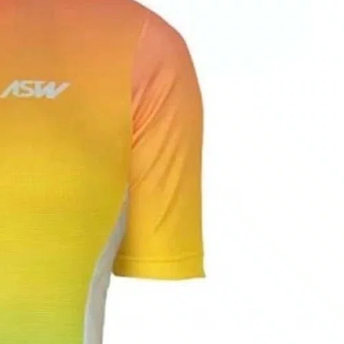 Camisa Bike ASW Versa Feminina Sunset Amarelo Premium Original