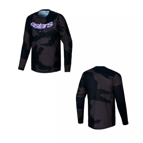 Camisa Ciclismo Alpinestars A Dura Hollow Camo ML Preto Camo