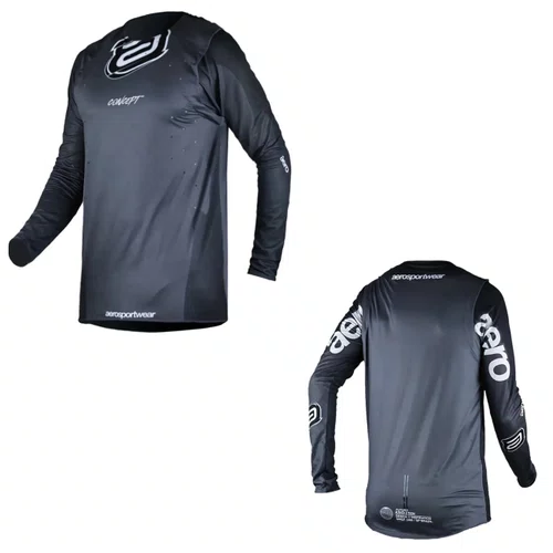 Camisa Motocross ASW Concept Iris Cinza