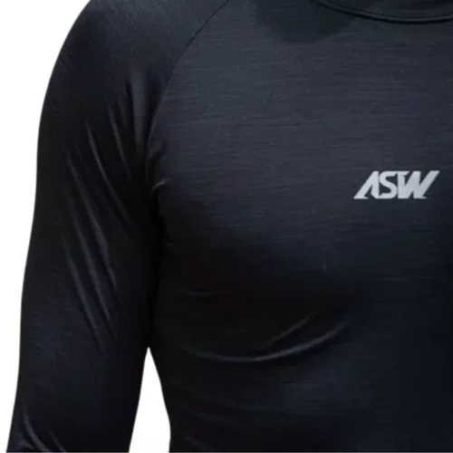Camisa Segunda Pele ASW Cell 30 Preto